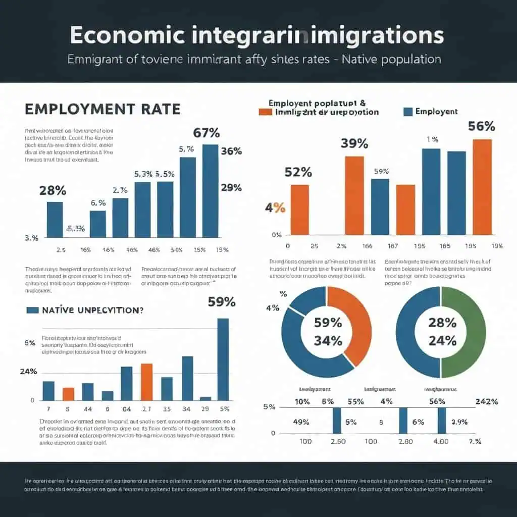 Integracja ekonomiczna imigrantów: wskaźniki zatrudnienia i bezrobocia